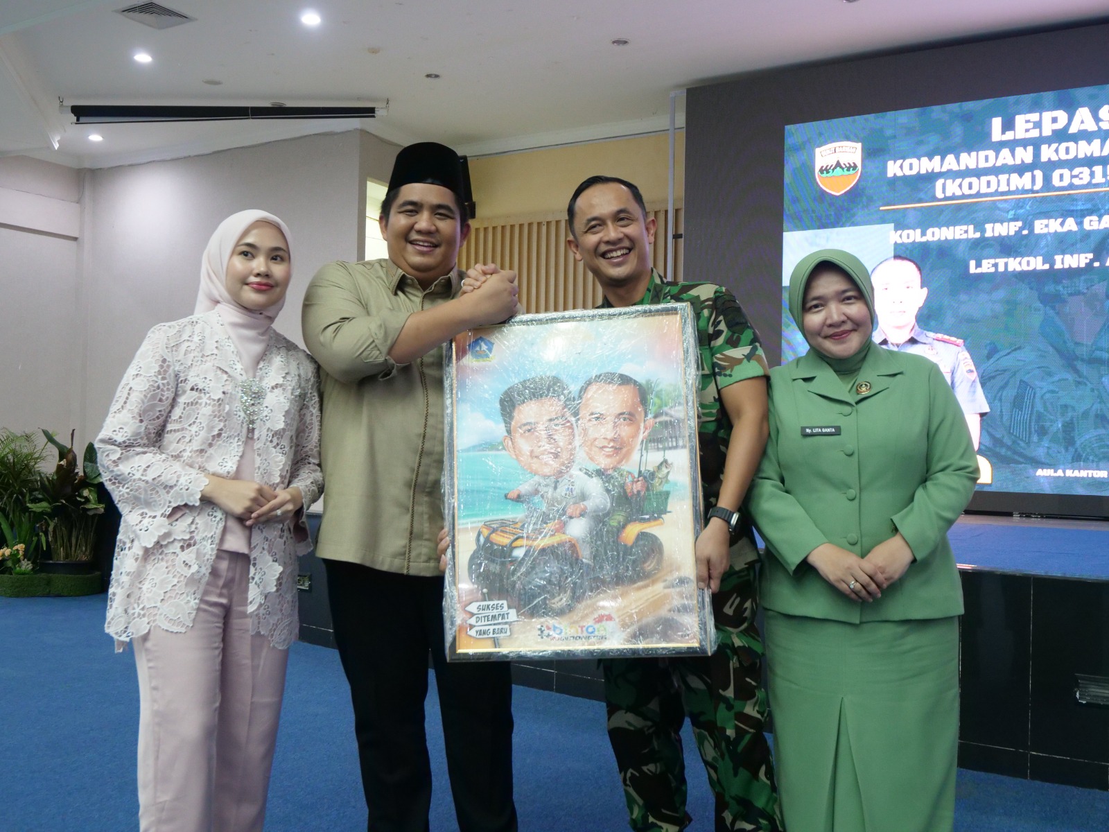 Lepas Sambut Dandim 0315/TPI, Roby Sampaikan Terimakasih Atas Sinergi dan Dedikasi