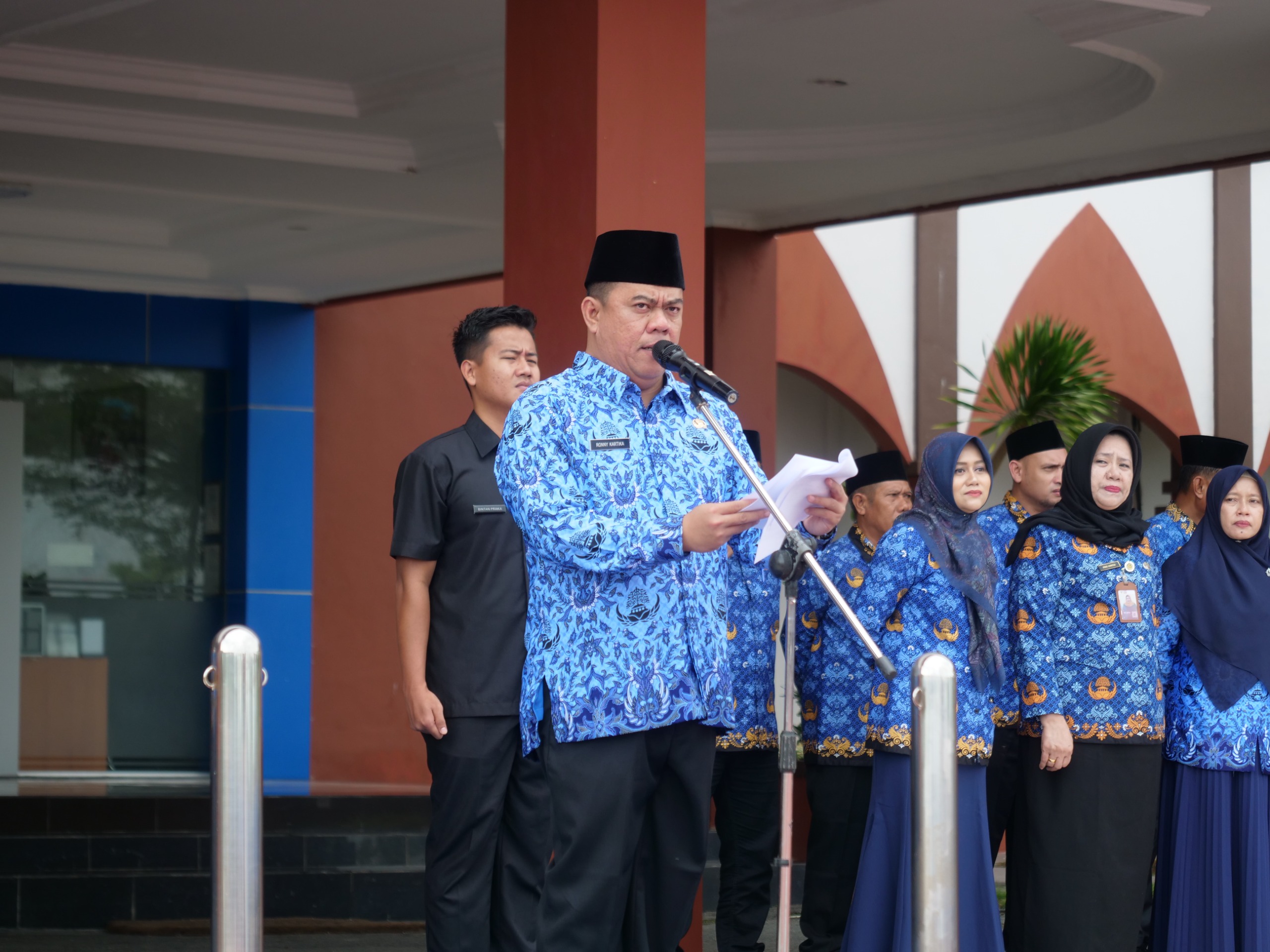 Peringati Hari Kebangkitan Nasional Ke 117, Sekda Bintan Bacakan Amanat Menkomdigi RI