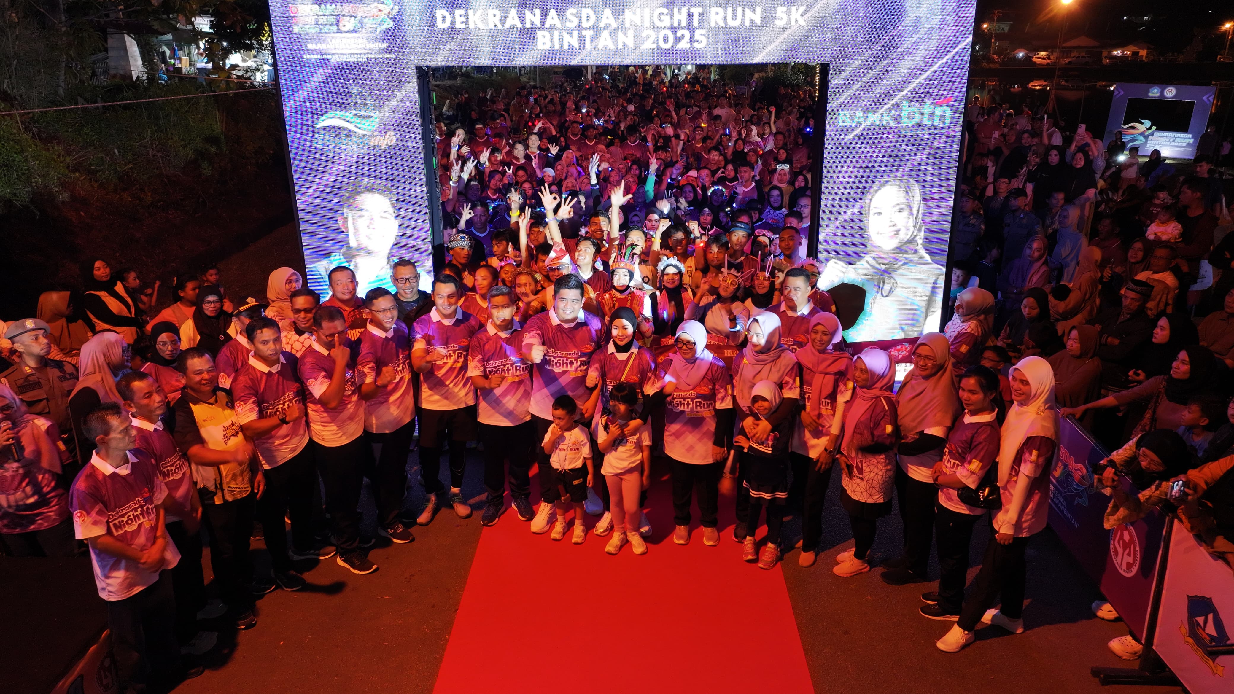 Perdana Digelar, Dekranasda Night Run Bintan 5K 2025 Berlangsung Meriah